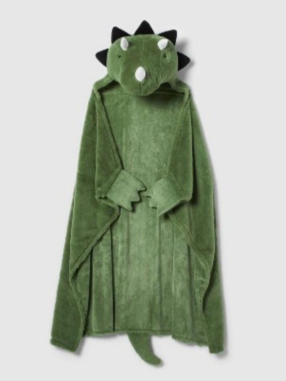 Pillowfort Dinosaur Kids' Hooded Blanket Wearable Faux Fur Green OEKO-TEX Certi